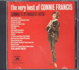 Connie Francis : The Very Best Of Connie Francis (CD, Comp)