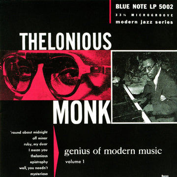 Thelonious Monk : Genius Of Modern Music Volume One (CD, Comp, Mono, RE, RM, RP)