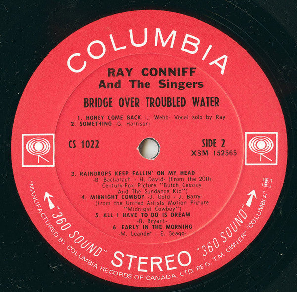 Ray Conniff And The Singers : Bridge Over Troubled Water (LP)