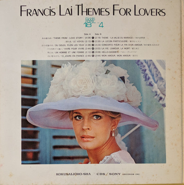 Francis Lai : Best Of Best Mood Pops 18 Series Vol.4: Francis Lai Themes For Lovers (LP, Comp)