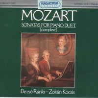 ซีดี Wolfgang Amadeus Mozart, Dezső Ránki - Zoltán Kocsis - Sonatas For Piano Duet Complete CD NM or M-