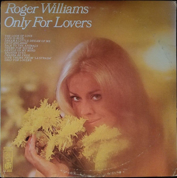 Roger Williams (2) : Only For Lovers (LP)