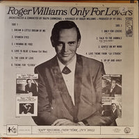 Roger Williams (2) : Only For Lovers (LP)