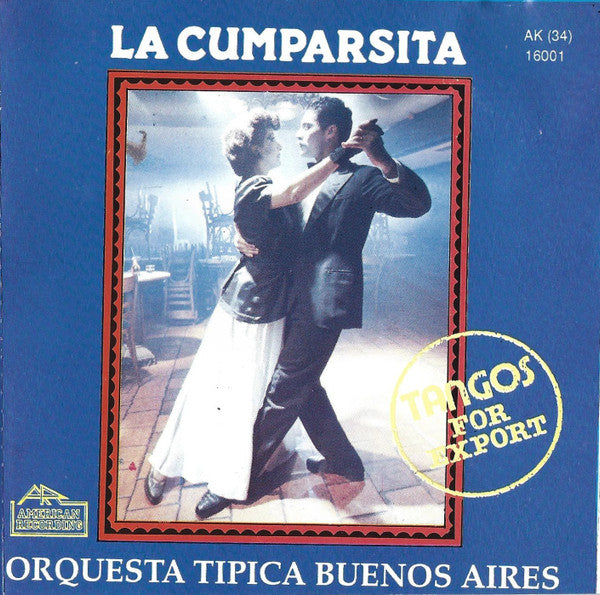 Orquesta Típica De Tangos De Buenos Aires : La Cumparsita (CD, Album)