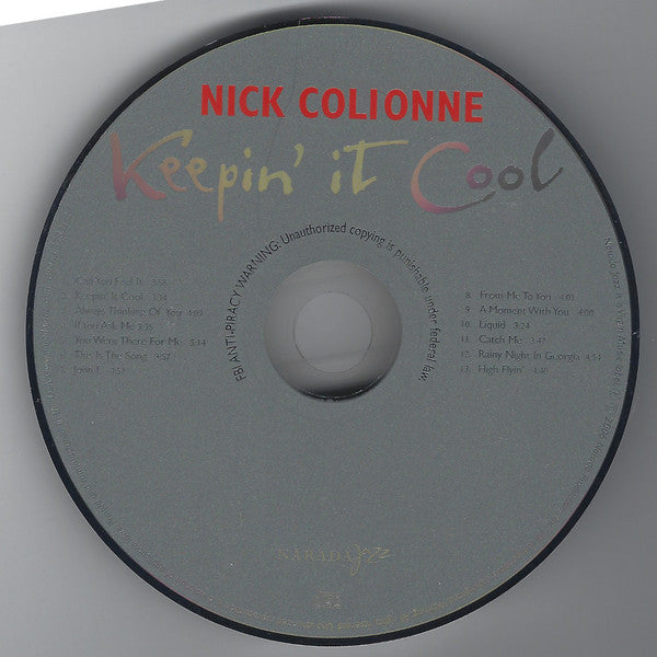 Nick Colionne : Keepin' It Cool (CD, Album)