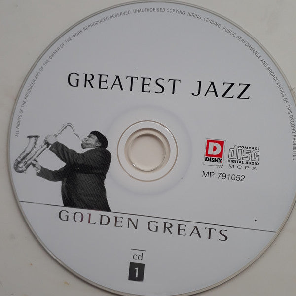 Various : Greatest Jazz - Golden Greats (3xCD, Comp)