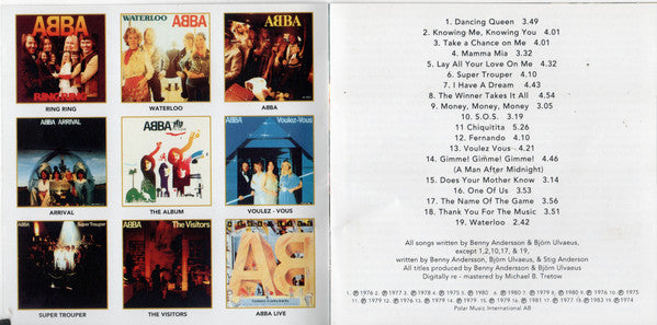 ABBA : Gold (Greatest Hits) (CD, Comp)