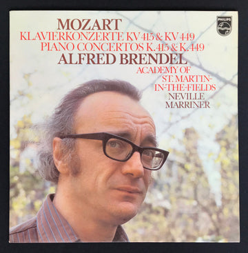 Wolfgang Amadeus Mozart - Alfred Brendel, The Academy Of St. Martin-in-the-Fields, Sir Neville Marriner : Klavierkonzerte KV 415 & KV 449 (LP)