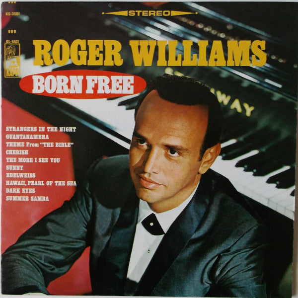 Roger Williams (2) : Born Free (LP, Album, Ter)