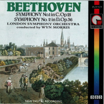 Ludwig van Beethoven, The London Symphony Orchestra, Wyn Morris : Beethoven: Symphony No. 1 In C, Op. 21 & Symphony No. 2, Op 36, The London Symphony Orchestra Conducted By Wyn Morris (CD, Comp)