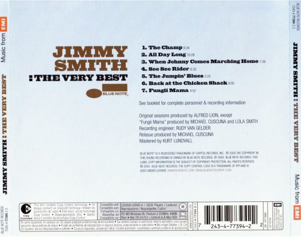 Jimmy Smith : The Very Best  (CD, Comp, Copy Prot.)