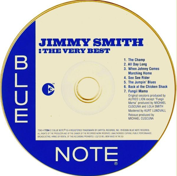 Jimmy Smith : The Very Best  (CD, Comp, Copy Prot.)