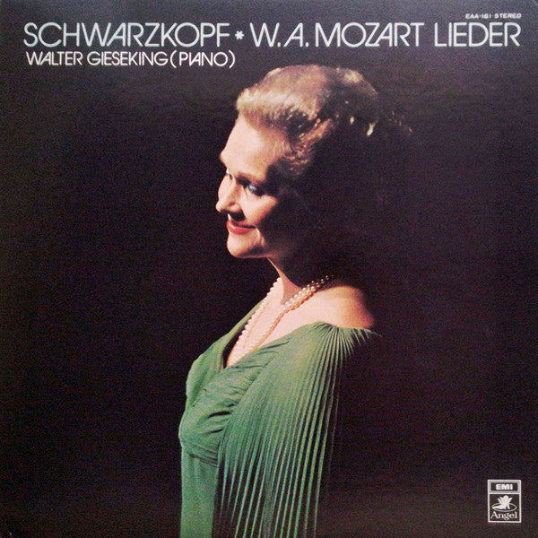 Elisabeth Schwarzkopf, Wolfgang Amadeus Mozart, Walter Gieseking : W. A. Mozart Lieder (LP)