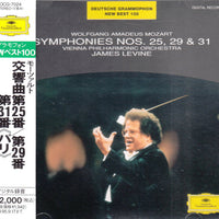 ซีดี Wolfgang Amadeus Mozart, Wiener Philharmoniker, James Levine - Symphonien Nos. 25, 29 & 31 CD VG+