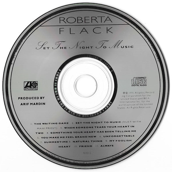 Roberta Flack : Set The Night To Music (CD, Album)