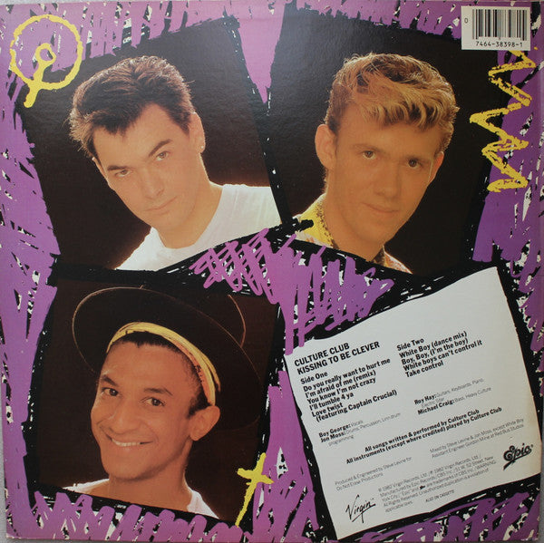 แผ่นเสียง Culture Club - Kissing To Be Clever Vinyl VG+