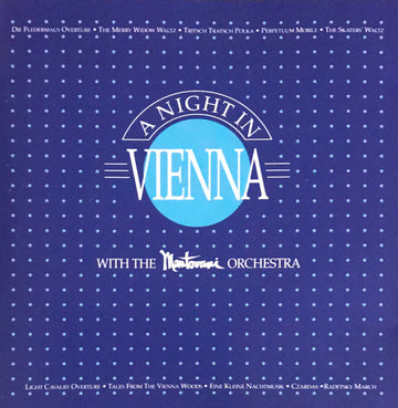 Mantovani And His Orchestra : A Night In Vienna With The Mantovani Orchestra (CD, Album, Comp, Club)