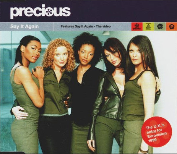 Precious (2) : Say It Again (CD, Single, Enh)