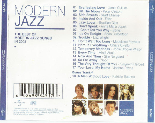 Various : Modern Jazz (The Best Of Modern Jazz Songs In 2005) (CD, Comp)