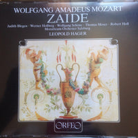 ซีดี Wolfgang Amadeus Mozart, Judith Blegen, Werner Hollweg, Wolfgang Schöne, Thomas Moser, Robert Holl, Das Mozarteum Orchester Salzburg, Leopold Hager - Zaide CD VG+