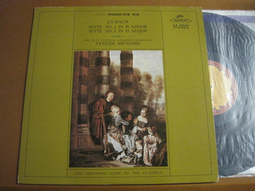 Johann Sebastian Bach, Bath Festival Chamber Orchestra, Yehudi Menuhin : Suite No.2 In B Minor / Suite No.3 In D Major (LP)