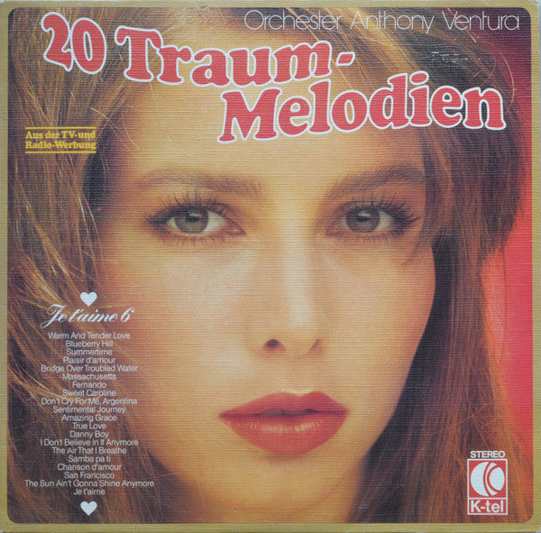 Orchester Anthony Ventura : 20 Traum-Melodien (Je T'Aime 6) (LP, Comp, Tel)