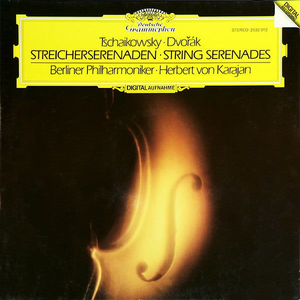 Pyotr Ilyich Tchaikovsky • Antonín Dvořák - Berliner Philharmoniker • Herbert von Karajan : Streicherserenaden • String Serenades (LP)