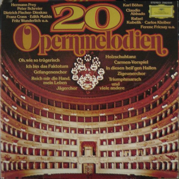 Various : 20 Opernmelodien (LP)