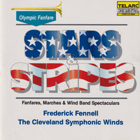 ซีดี Frederick Fennell / The Cleveland Symphonic Winds - Stars & Stripes - Fanfares, Marches & Wind Band Spectaculars CD VG+