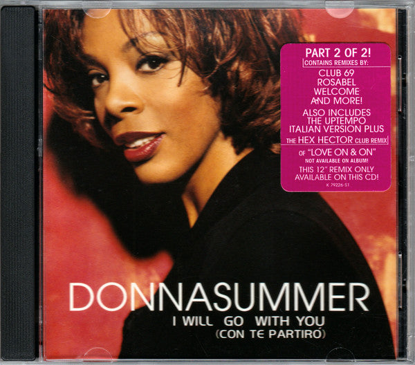 Donna Summer : I Will Go With You (Con Te Partiró) (CD, Maxi, CD2)