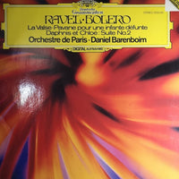 แผ่นเสียง Maurice Ravel · Orchestre De Paris · Daniel Barenboim - Bolero · La Valse · Pavane Pour Une Infante Défunte · Daphnis Et Chloé: Suite No. 2 Vinyl VG+