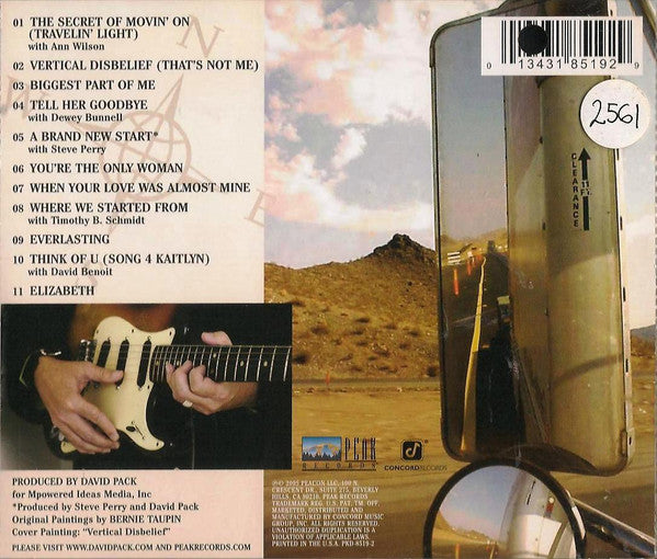 David Pack : The Secret Of Movin' On (CD, Album, Promo)