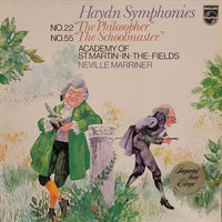 แผ่นเสียง Joseph Haydn, The Academy Of St. Martin-in-the-Fields, Sir Neville Marriner - Haydn Symphonies No.22 "The Philosopher" No.55 "The Schoolmaster" Vinyl VG+