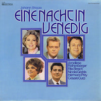 แผ่นเสียง Johann Strauss Jr., Anneliese Rothenberger, Rita Streich, Nicolai Gedda, Hermann Prey, Cesare Curzi - Eine Nacht In Venedig Vinyl G+