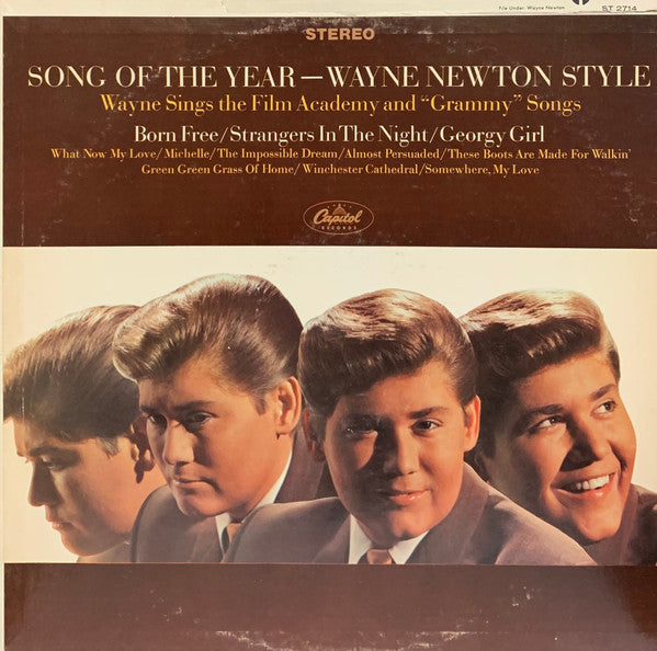 Wayne Newton : Song Of The Year - Wayne Newton Style (LP, Album, Jac)