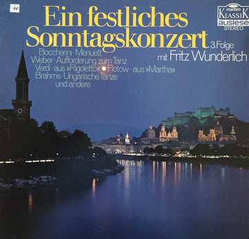 แผ่นเสียง Fritz Wunderlich - Ein Festliches Sonntagskonzert, 3. Folge Vinyl VG+