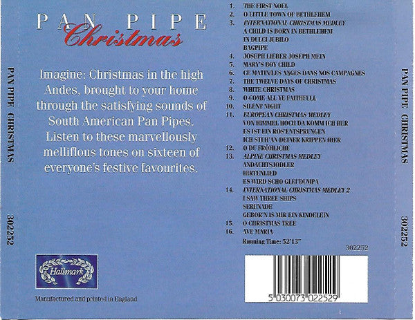 Unknown Artist : Pan Pipe Christmas (CD, Comp)
