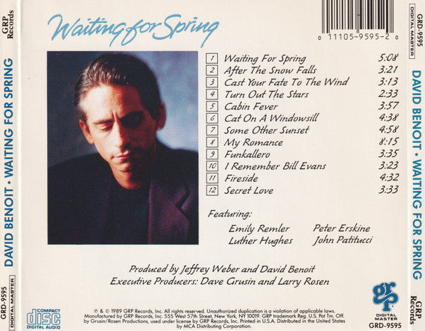 David Benoit : Waiting For Spring (CD, Album)