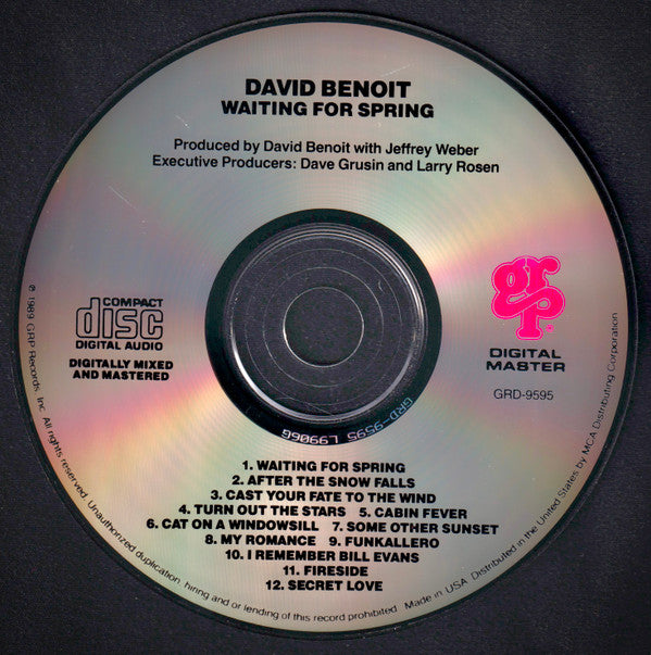 David Benoit : Waiting For Spring (CD, Album)