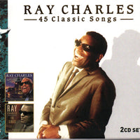 ซีดี Ray Charles - 45 Classic Songs CD M 2 CDs