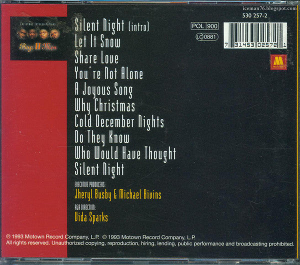 Boyz II Men : Christmas Interpretations (CD, Album)