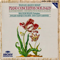 ซีดี Wolfgang Amadeus Mozart – Malcolm Bilson, The English Baroque Soloists, John Eliot Gardiner - Piano Concertos Nos.18 & 19 = Klavierkonzerte = Concertos Pour Piano K.456 & K.459 CD NM or M-