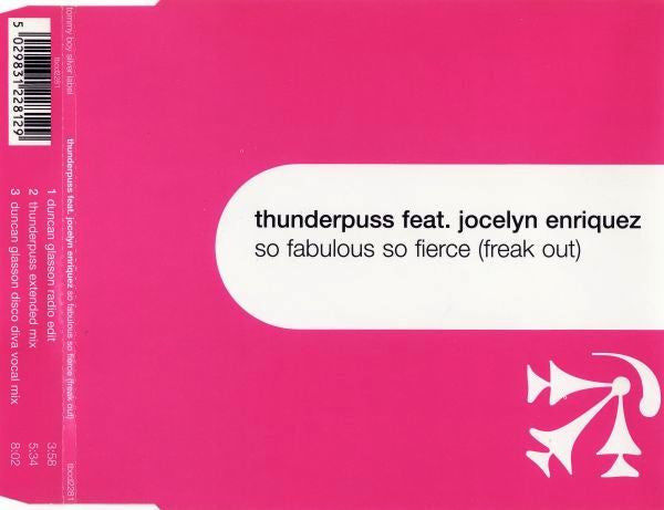 Thunderpuss Feat. Jocelyn Enriquez : So Fabulous So Fierce (Freak Out) (CD, Maxi)