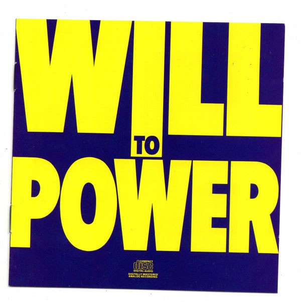 Will To Power : Will To Power (CD, Album)