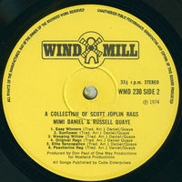Mimi Daniel And Russell Quaye : A Collection Of Scott Joplin Rags (LP, Album)