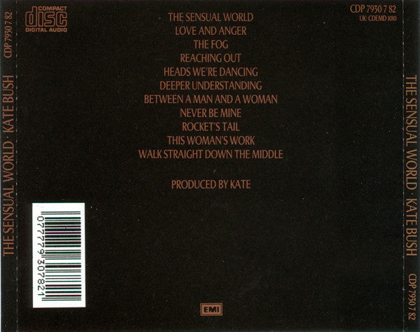 Kate Bush : The Sensual World (CD, Album)