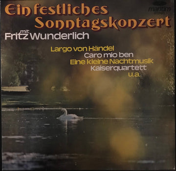 แผ่นเสียง Fritz Wunderlich - Ein Festliches Sonntagskonzert Vinyl VG+