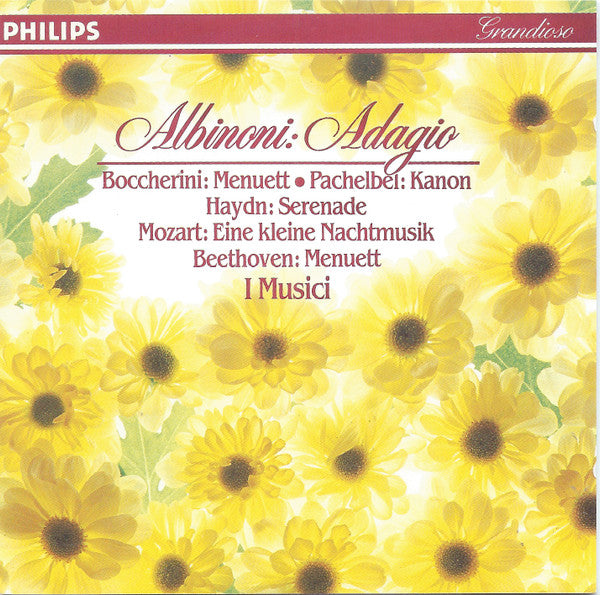 Tomaso Albinoni, Luigi Boccherini, Johann Pachelbel, Joseph Haydn, Wolfgang Amadeus Mozart, Ludwig van Beethoven, I Musici : Adagio (CD, Album, RE)