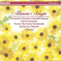 Tomaso Albinoni, Luigi Boccherini, Johann Pachelbel, Joseph Haydn, Wolfgang Amadeus Mozart, Ludwig van Beethoven, I Musici : Adagio (CD, Album, RE)