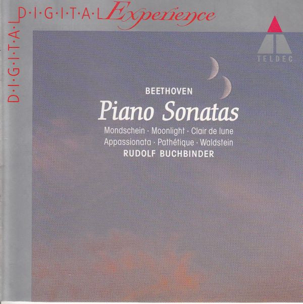 Ludwig van Beethoven, Rudolf Buchbinder : Piano Sonatas (Mondschein =  Moonlight =  Clair De Lune ·  Appassionata · Pathétique ·  Waldstein) (CD)
